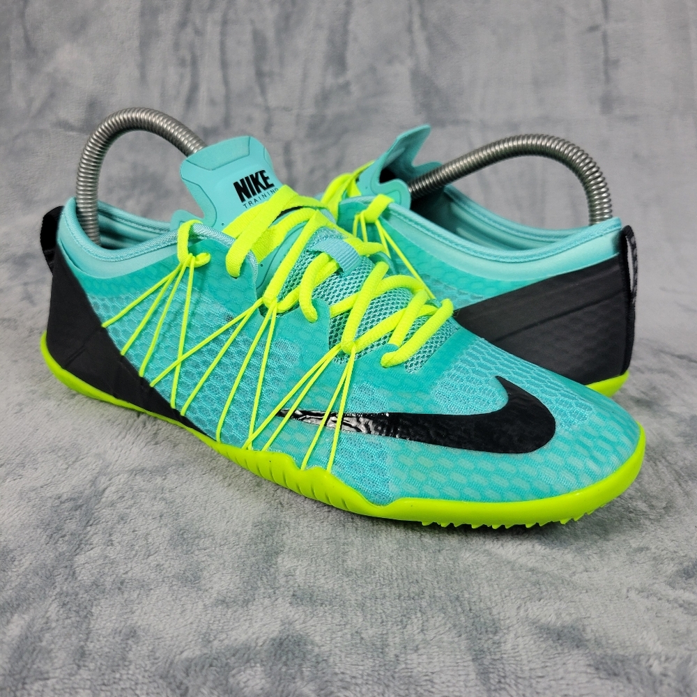 Nike Free 1.0 Cross Bionic‎ Teal Cross Training Shoes Women Size 7.5 718841-400